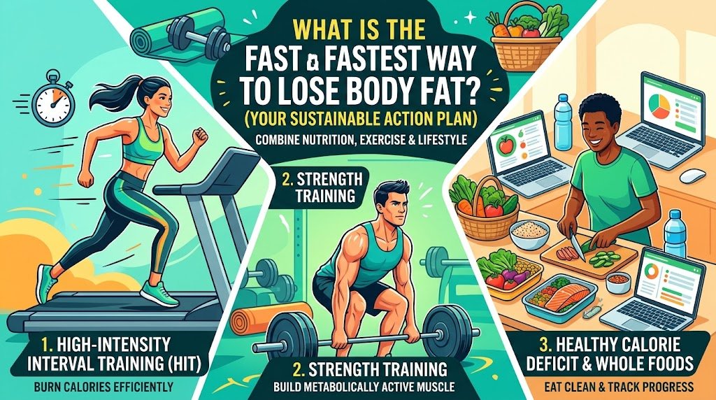 What is the fastest way to lose body fat?