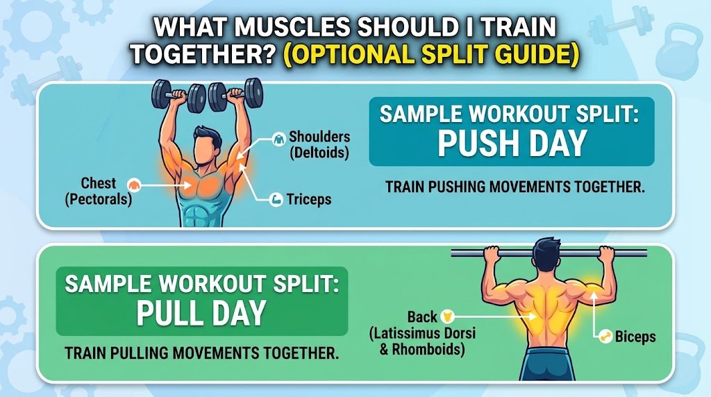 What muscles should I train together?